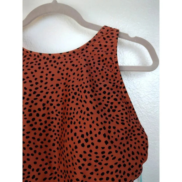 Kona Sol High Neck Adjustable Straps Full Coverage One Piece Swimsuit Size 16 - Picture 2 of 7